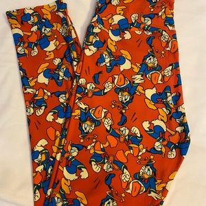 LuLaRoe Disney Leggings - One Size (Donald Duck)